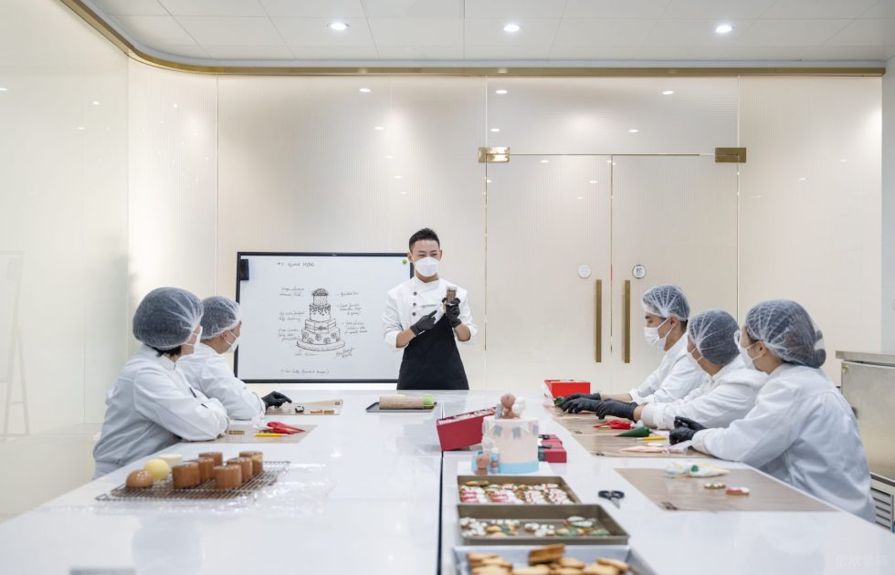 深圳市南山區科技園現代風烘培體驗店裝修設計效果圖-烘焙區域 深圳市南山區科技園現代風烘培體驗店裝修設計效果圖-烘焙區域