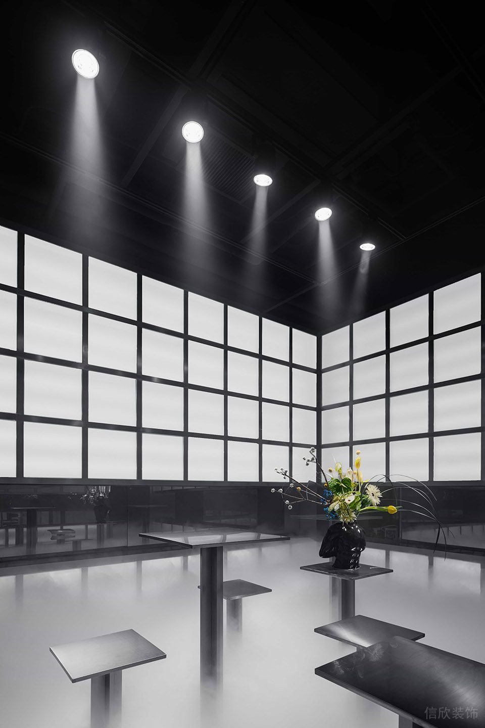 深圳市南山區(qū)南頭現(xiàn)代風dresscode花卉概念店裝修設計-白色亞克力玻璃背景墻 深圳市南山區(qū)南頭現(xiàn)代風dresscode花卉概念店裝修設計-白色亞克力玻璃背景墻