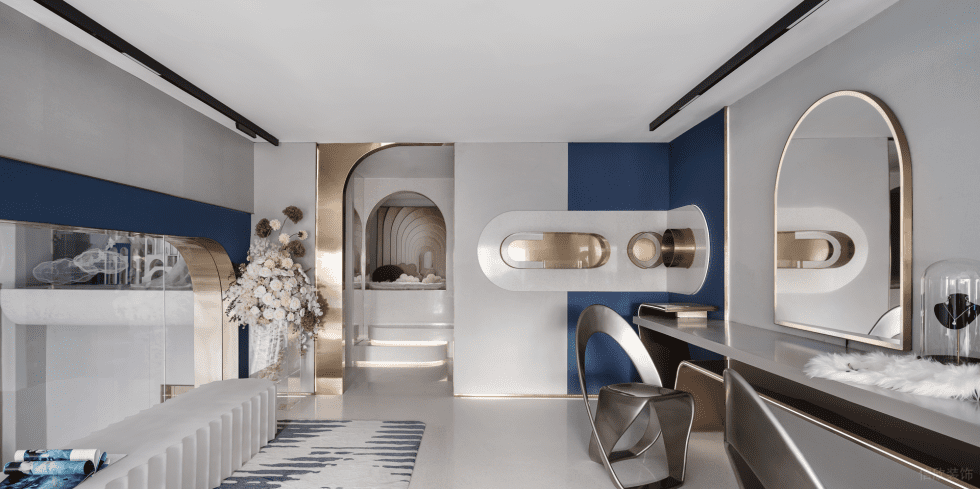 深圳市南山區(qū)蛇口現(xiàn)代輕奢風禮服店裝修設(shè)計-高檔定制化妝區(qū) 深圳市南山區(qū)蛇口現(xiàn)代輕奢風禮服店裝修設(shè)計-高檔定制化妝區(qū)