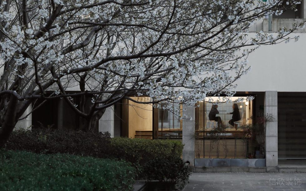 壹海城寫字樓簡約風loft辦公室裝修案例 立面外觀圖