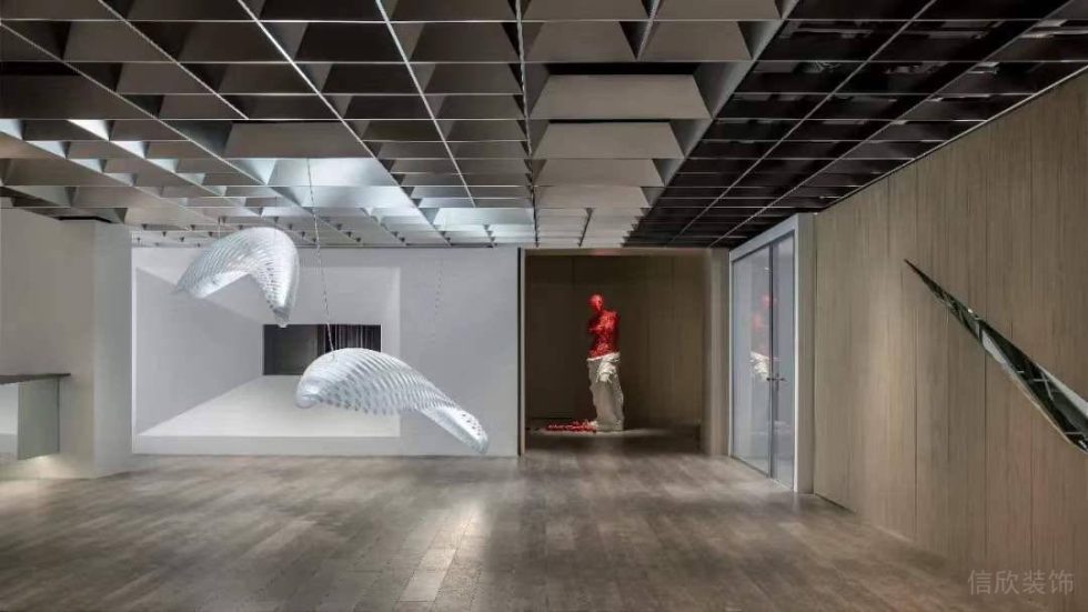 簡約金屬風(fēng)辦公室裝修設(shè)計 造型大廳