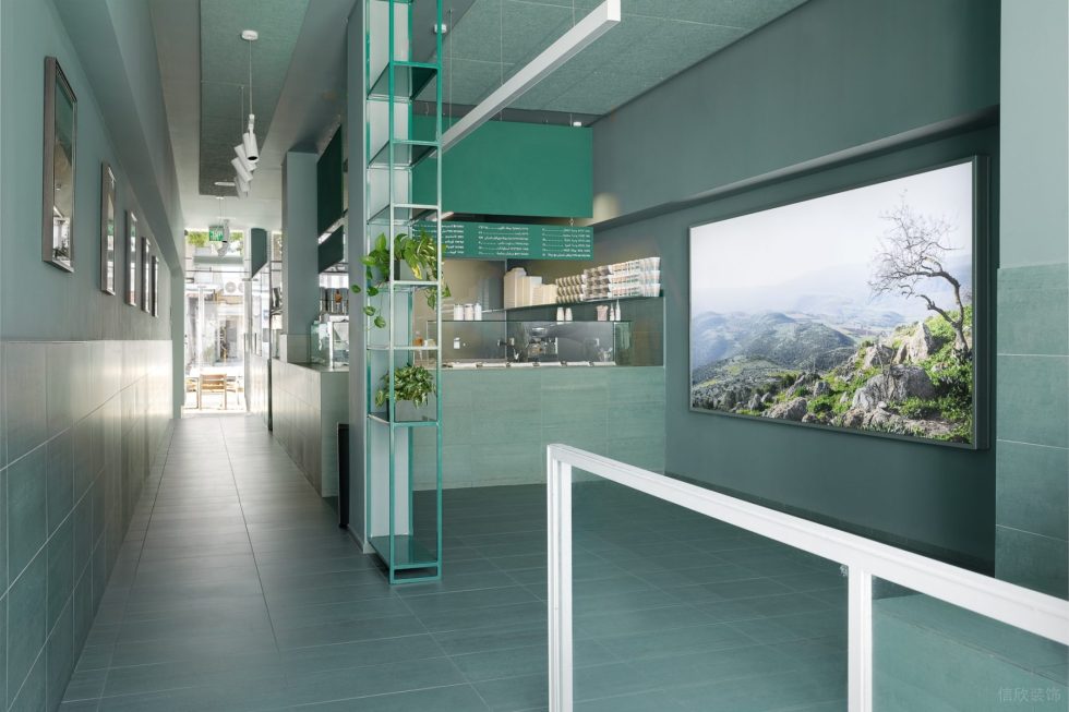 簡約清新風(fēng)甜品店明亮空間布局裝修設(shè)計