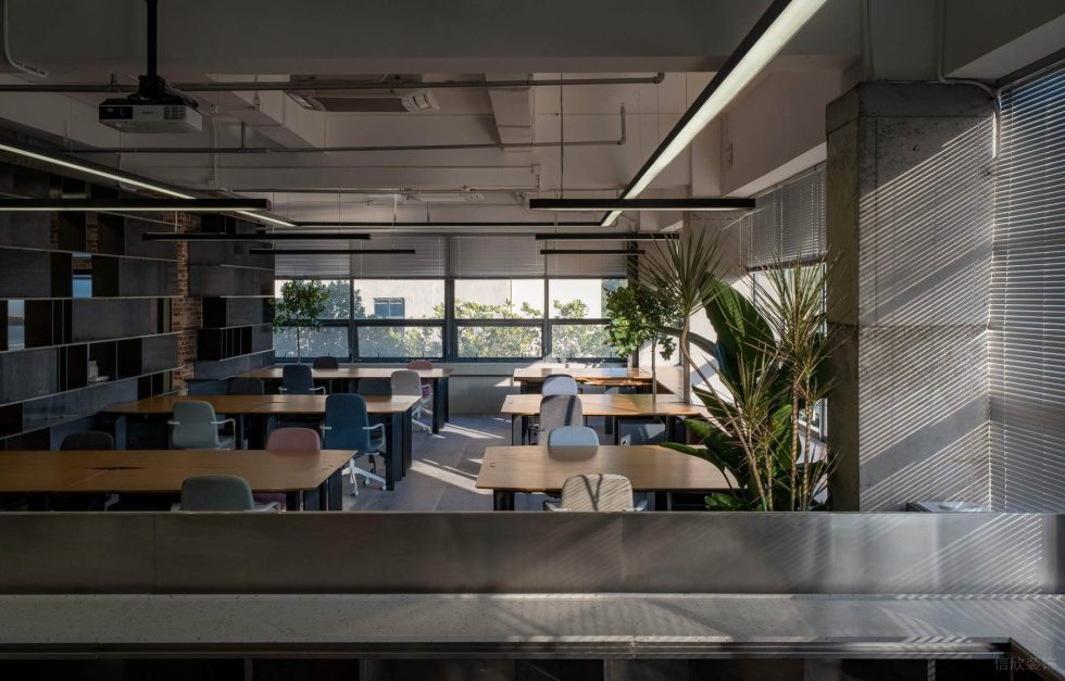 美式工業風辦公室裝修設計木質工作臺 美式工業風辦公室裝修設計木質工作臺