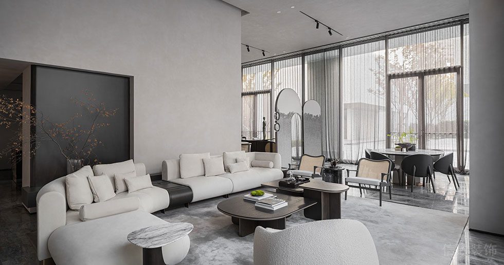 深圳南山區華僑城智慧廣場現代簡約時尚風格辦公室裝修設計方案 接待洽談室 (2)