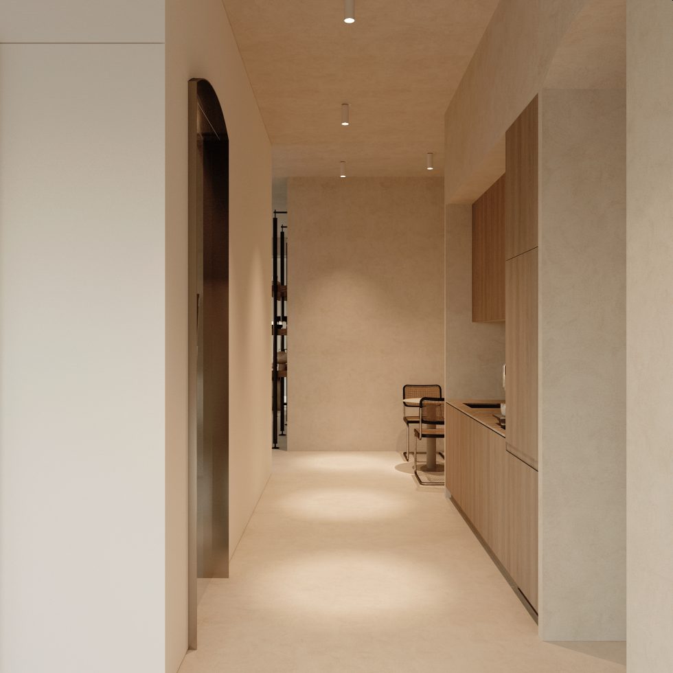 深圳市南山區(qū)眾冠時代廣場純凈北歐風辦公室裝修設(shè)計方案 過道