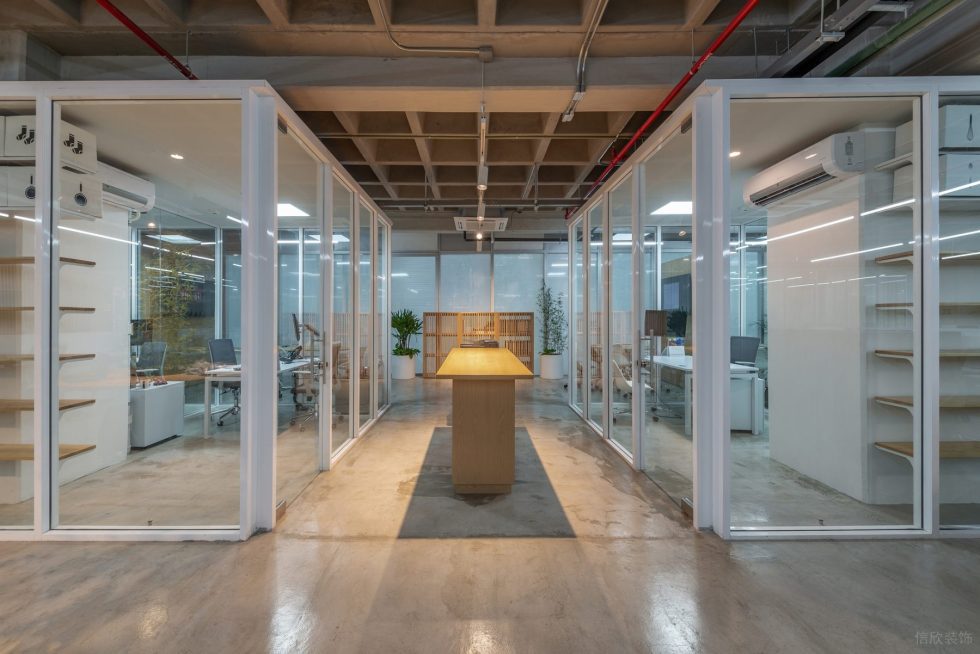 原木工業風辦公室裝修設計淡色系文印區 原木工業風辦公室裝修設計淡色系文印區