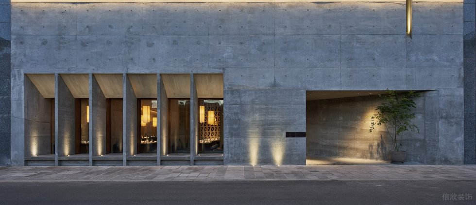 原始簡(jiǎn)單素雅中餐廳入口門廳裝修設(shè)計(jì)