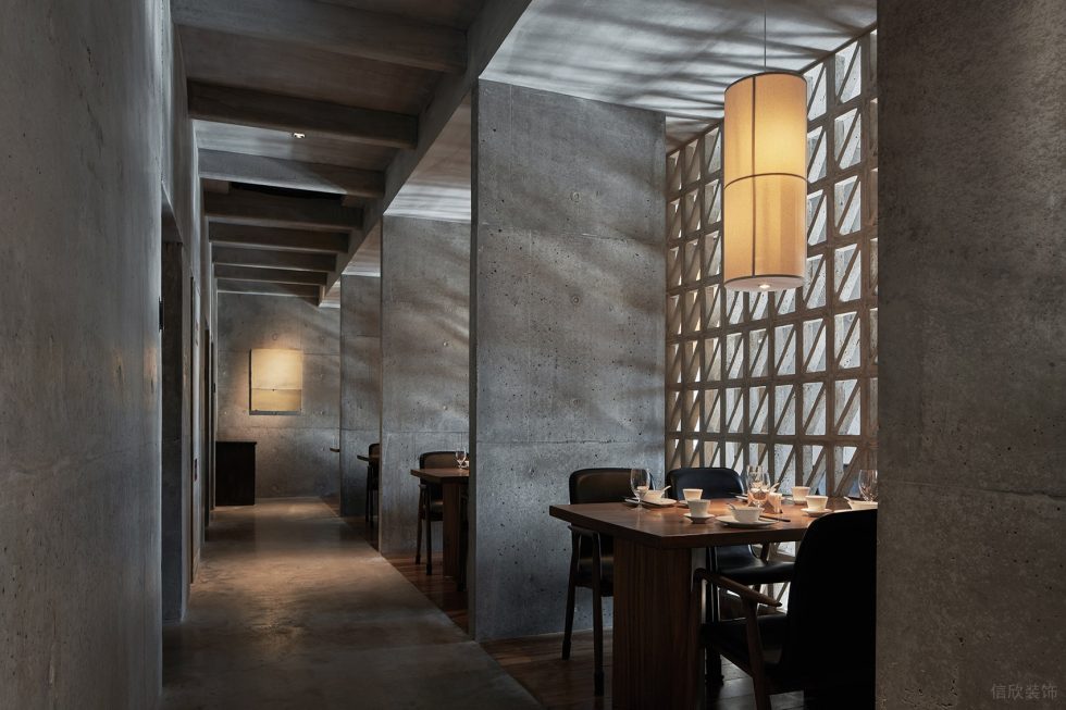 原始簡(jiǎn)單素雅中餐廳散座區(qū)裝修設(shè)計(jì)