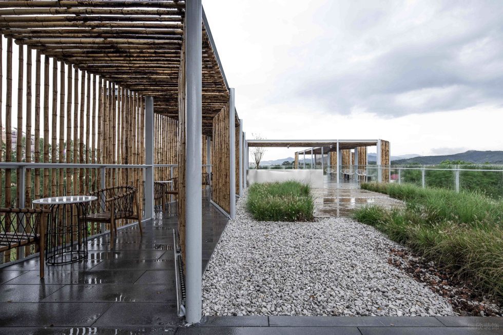 原生態(tài)雅致茶院露天陽臺設計裝修