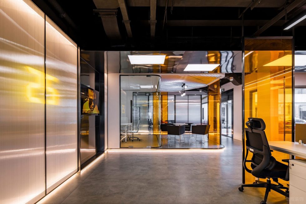 動感現代風辦公室裝修設計水泥色地磚 動感現代風辦公室裝修設計水泥色地磚