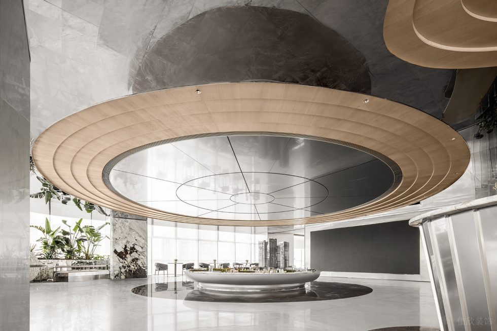低奢金融中心展廳裝修設(shè)計(jì) 中心大廳