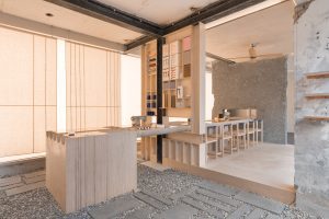 工業禪意風咖啡店禪意氛圍打包區裝修效果圖