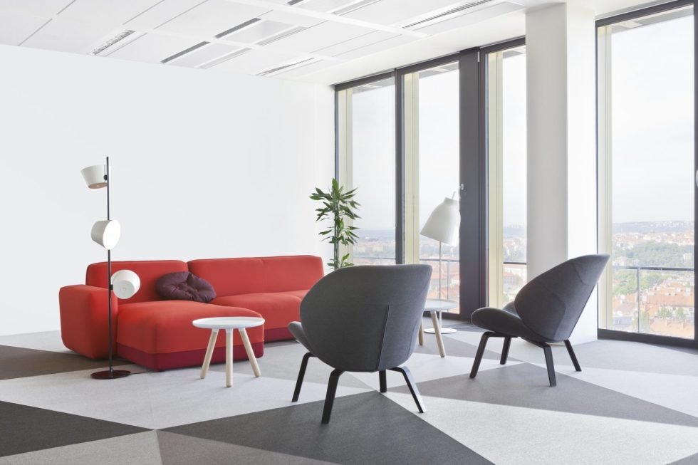 簡約混搭風(fēng)辦公室裝修設(shè)計灰白色會客區(qū) 簡約混搭風(fēng)辦公室裝修設(shè)計灰白色會客區(qū)