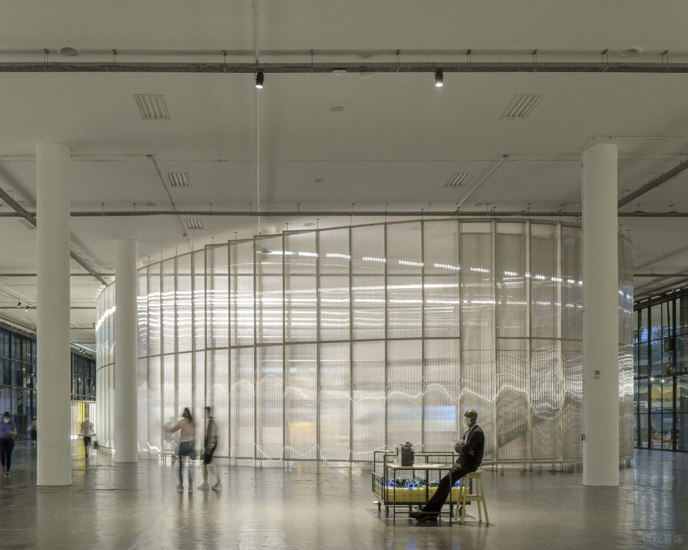 現(xiàn)代藝術(shù)建筑項(xiàng)目展廳裝修方案 入口前臺(tái)大廳