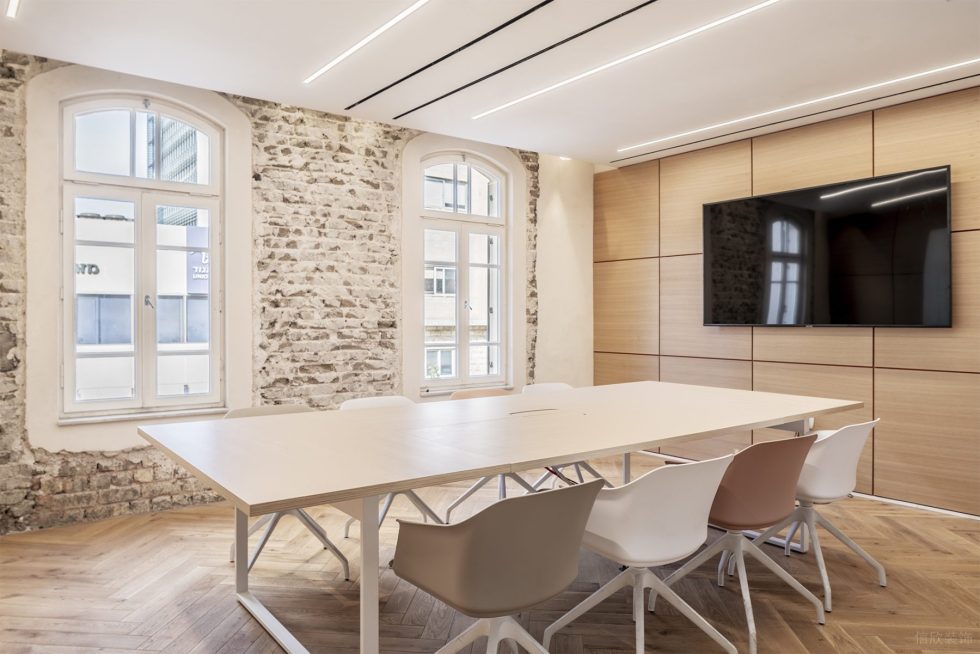 自然簡約風辦公室裝修設計白木色會議室 自然簡約風辦公室裝修設計白木色會議室