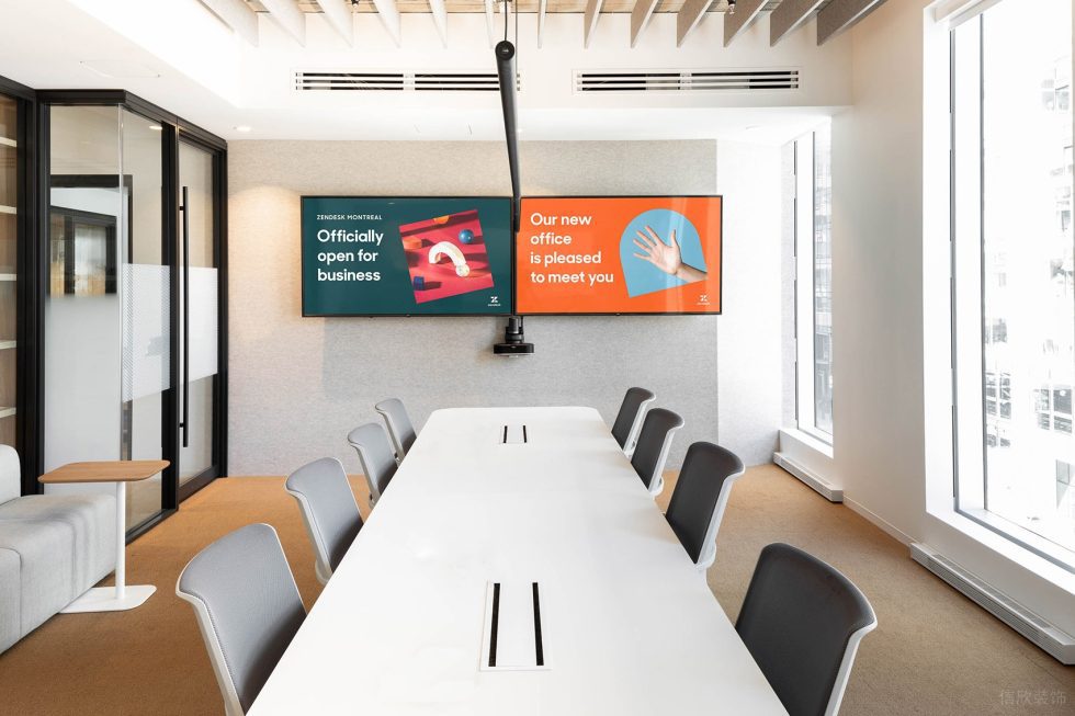 清新現代風辦公室裝修設計白色會議室 清新現代風辦公室裝修設計白色會議室