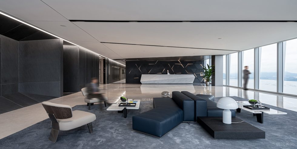 高級(jí)灰現(xiàn)代簡(jiǎn)約風(fēng)辦公室裝修設(shè)計(jì)黑白灰前臺(tái)接待區(qū) 高級(jí)灰現(xiàn)代簡(jiǎn)約風(fēng)辦公室裝修設(shè)計(jì)黑白灰前臺(tái)接待區(qū)