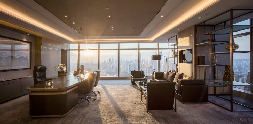 暖色調(diào)現(xiàn)代輕奢風辦公室裝修設(shè)計深色系經(jīng)理辦公室 暖色調(diào)現(xiàn)代輕奢風辦公室裝修設(shè)計深色系經(jīng)理辦公室