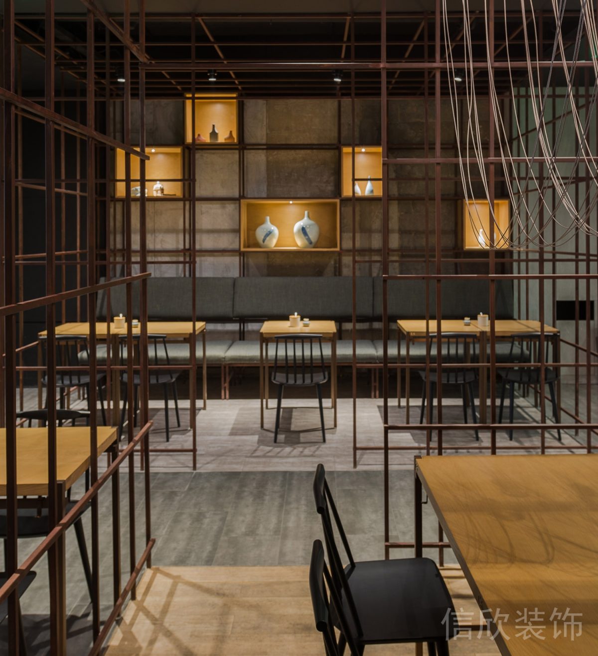 深圳福田沙嘴面館就餐區(qū)裝修設(shè)計(jì)