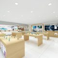 深圳南山假日廣場手機數碼店平面天花吊頂裝修