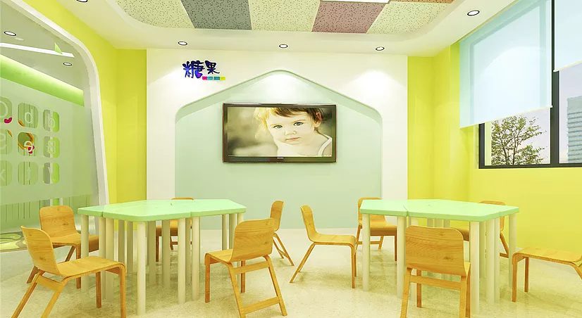 龍華優(yōu)品文化創(chuàng)意園糖果培訓(xùn)機(jī)構(gòu)多人教室裝修設(shè)計(jì)