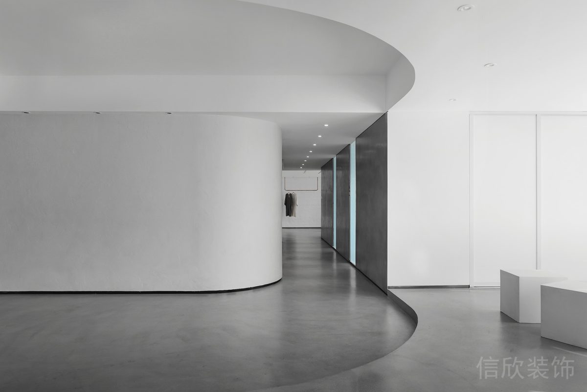 弧線形彎角過道設(shè)計圖