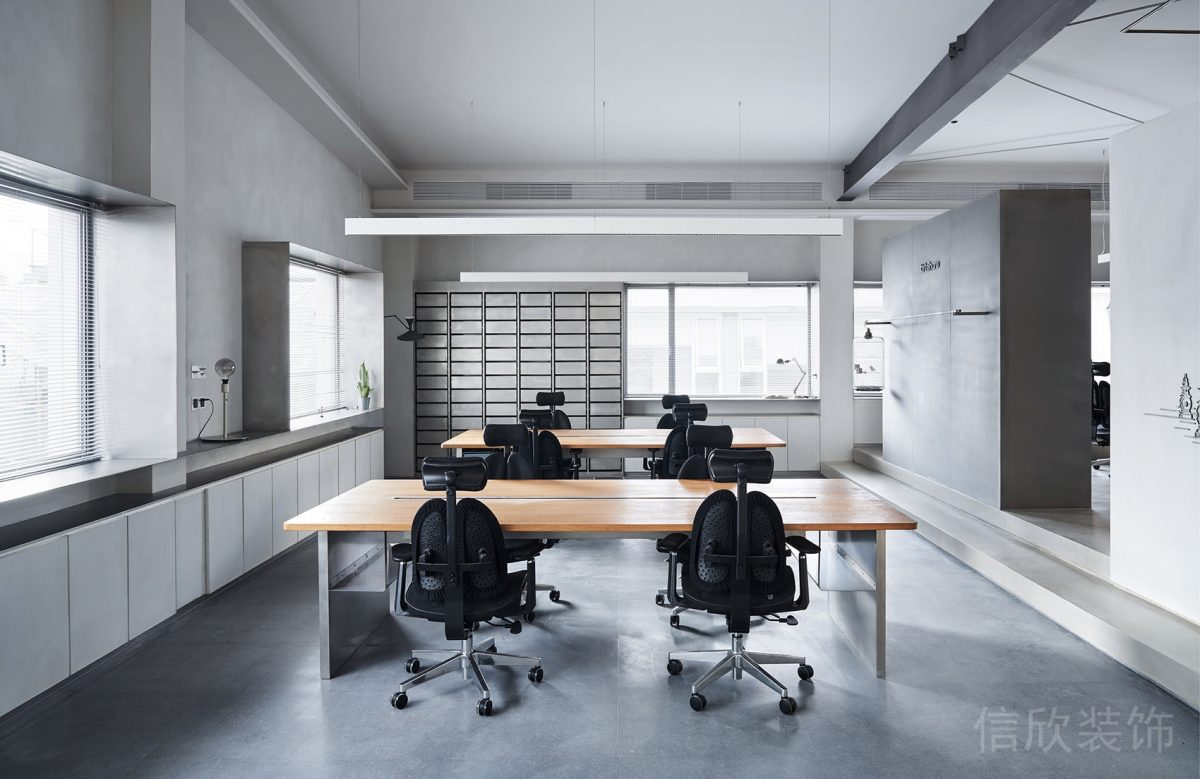 現(xiàn)代簡(jiǎn)約風(fēng)辦公空間開(kāi)放辦公區(qū)裝修設(shè)計(jì)