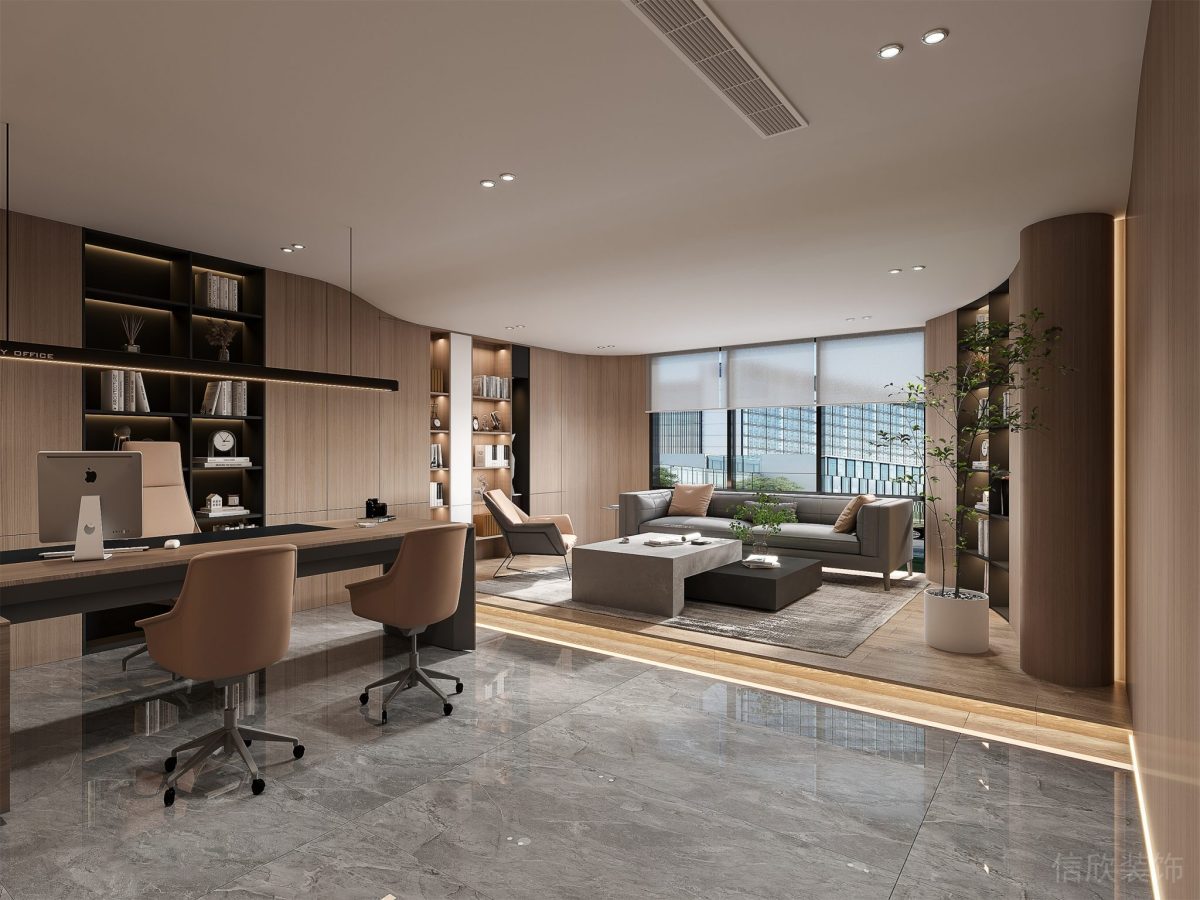 現(xiàn)代簡約風(fēng)辦公室裝修設(shè)計(jì) 總經(jīng)理辦公室