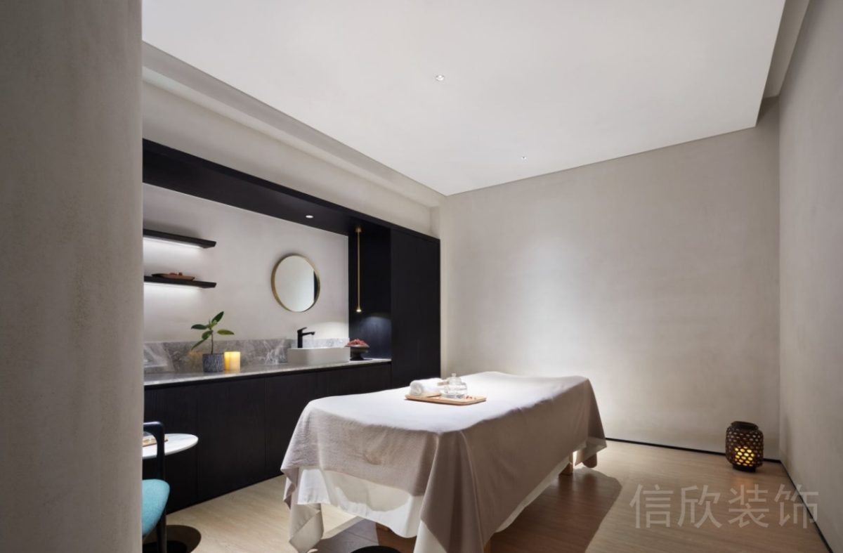 按摩休息室禪意瑜伽推拿室簡約設(shè)計圖