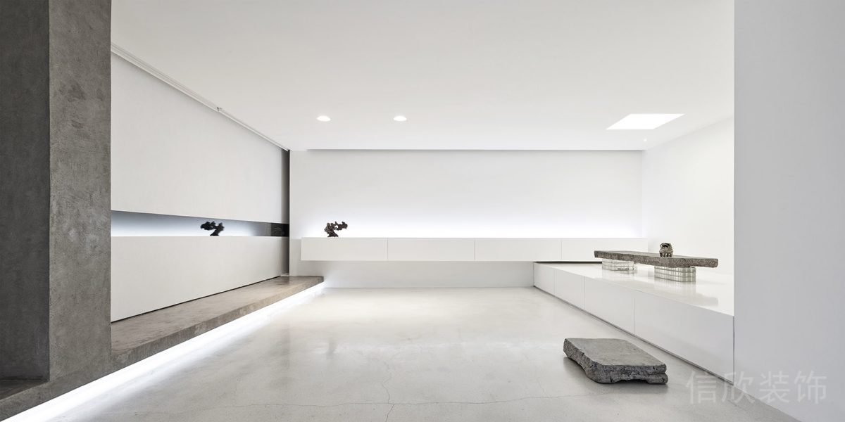 純白極簡(jiǎn)風(fēng)辦公空間接待區(qū)設(shè)計(jì)