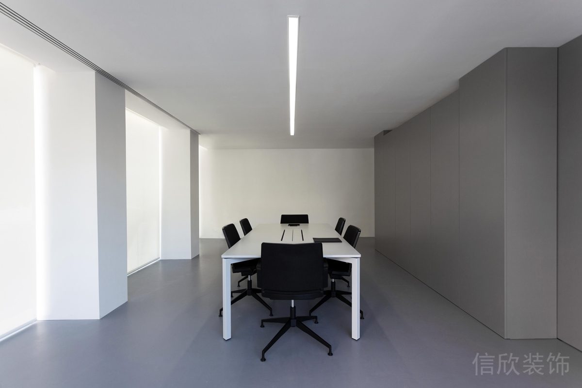 會(huì)議室辦公室裝修設(shè)計(jì)大平頂直線式設(shè)計(jì)圖