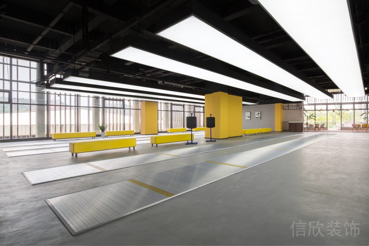 鮮明黃色座椅設(shè)計圖