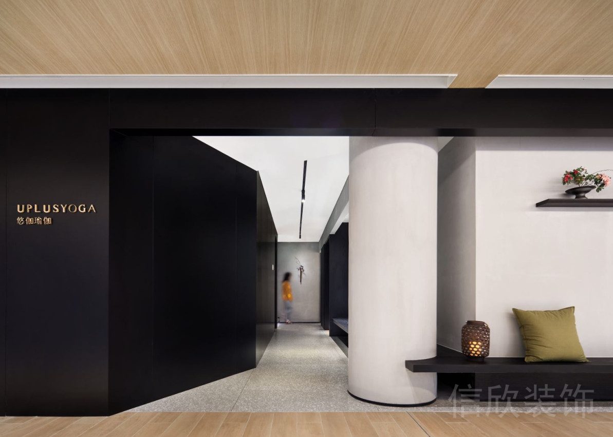 瑜伽普拉提機(jī)構(gòu)黑白簡約風(fēng)設(shè)計圖