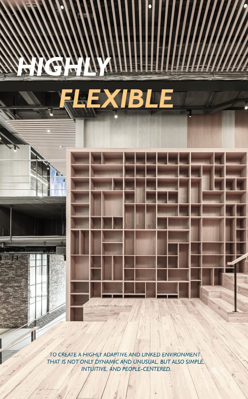 木質(zhì)多功能收納柜辦公室裝修設(shè)計(jì)