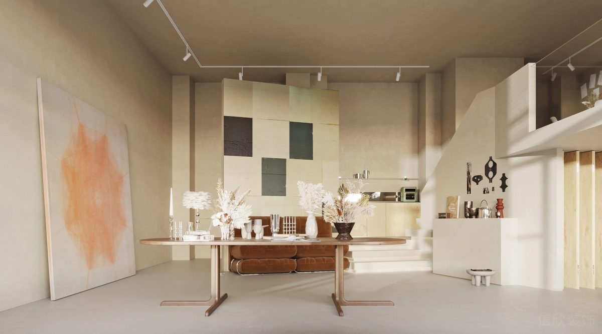 辦公室裝修設(shè)計(jì)北歐風(fēng)陽(yáng)光散落效果工作臺(tái)會(huì)議室裝修