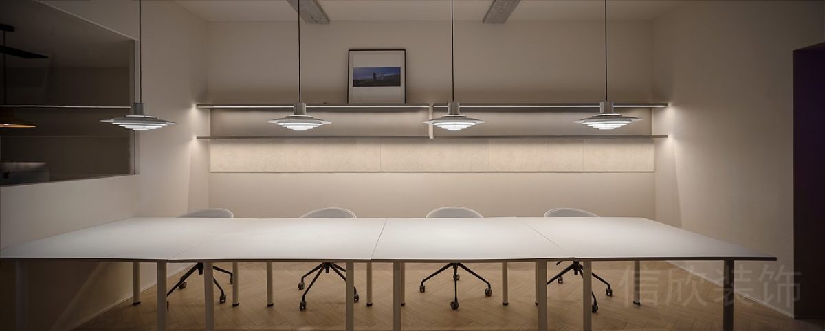 簡(jiǎn)約風(fēng)工位設(shè)計(jì)直線(xiàn)式長(zhǎng)桌效果設(shè)計(jì)實(shí)木地板裝修