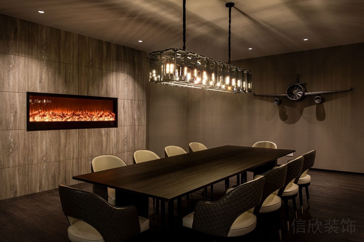 天花燈飾設(shè)計(jì)水晶復(fù)古天花吊頂直線式會(huì)議室裝修墻體內(nèi)嵌式火焰加濕器裝修設(shè)計(jì)圖