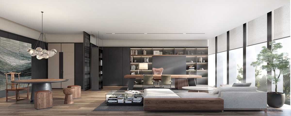 老板辦公室實(shí)木辦公家具